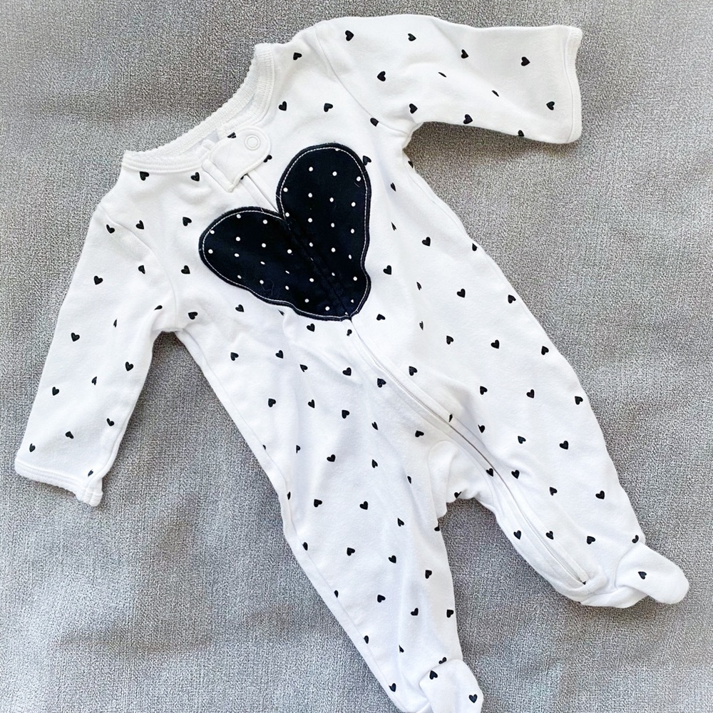 Heart Footie pajama